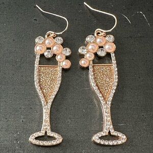 Holiday Champagne Earrings